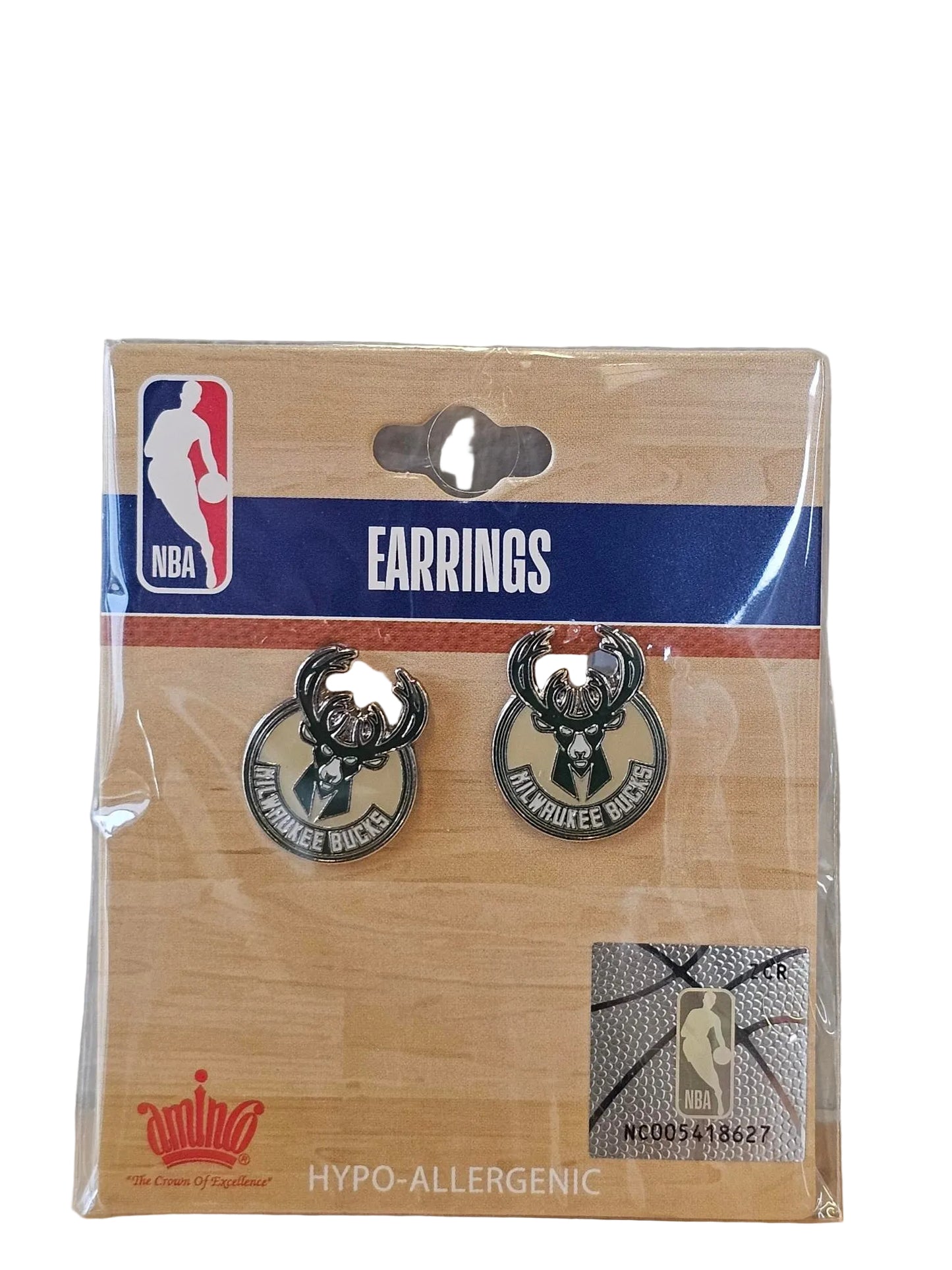 Milwaukee Bucks Stud Earrings