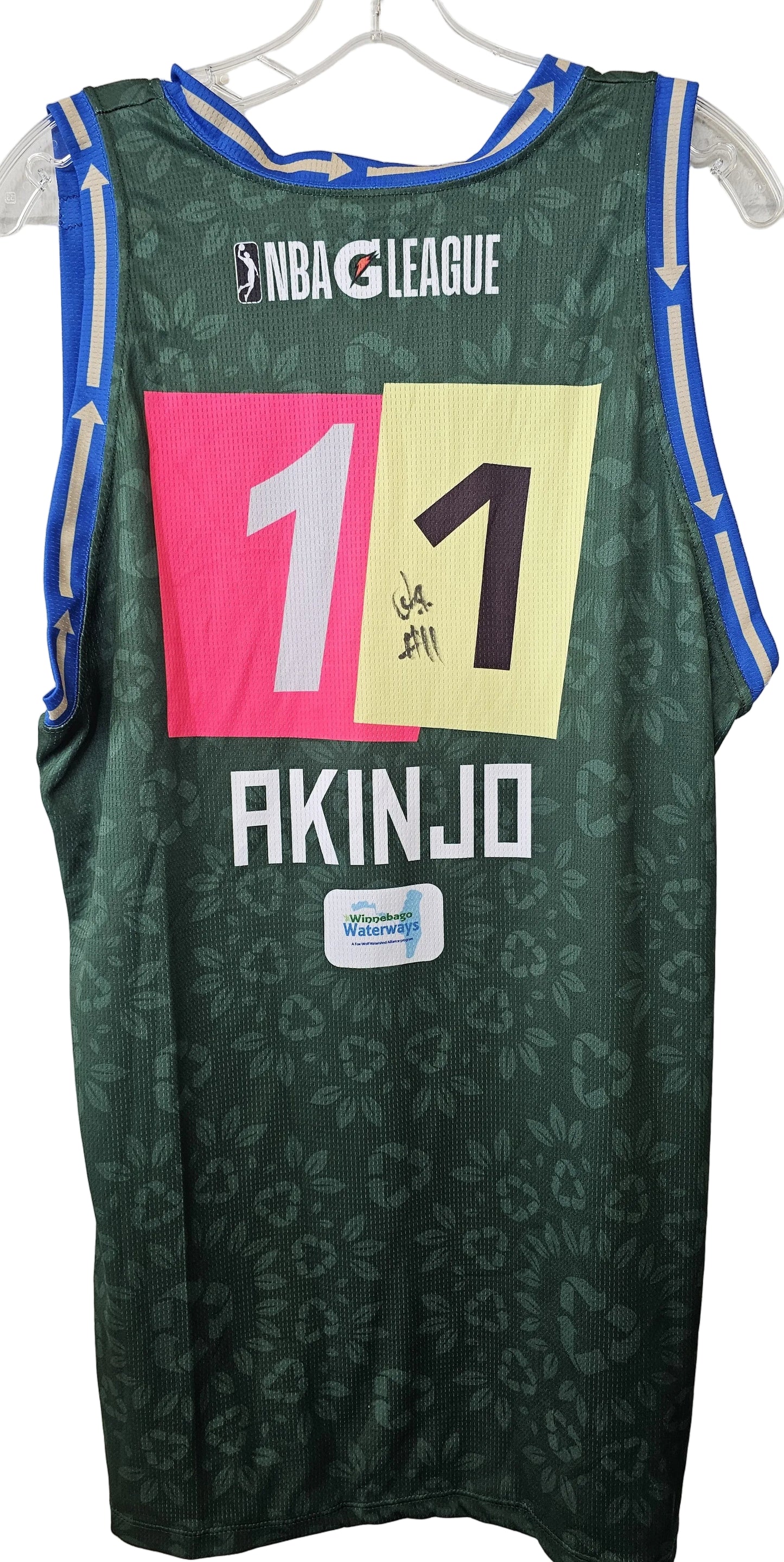 Theme Jersey Akinjo 11- Go Green Night 2024 Signed Theme Jersey