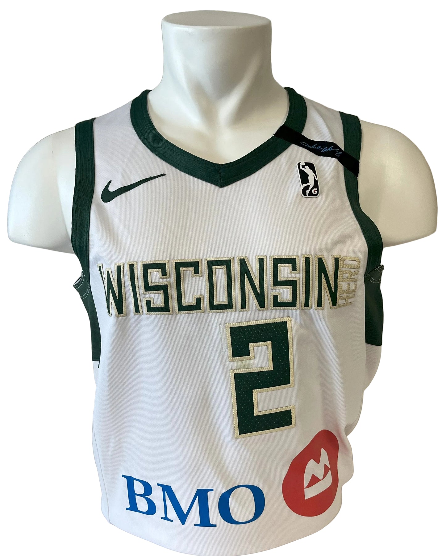 Authentic Player Worn Wisconsin Herd Jersey- Blake Marquart #2- Away Jersey
