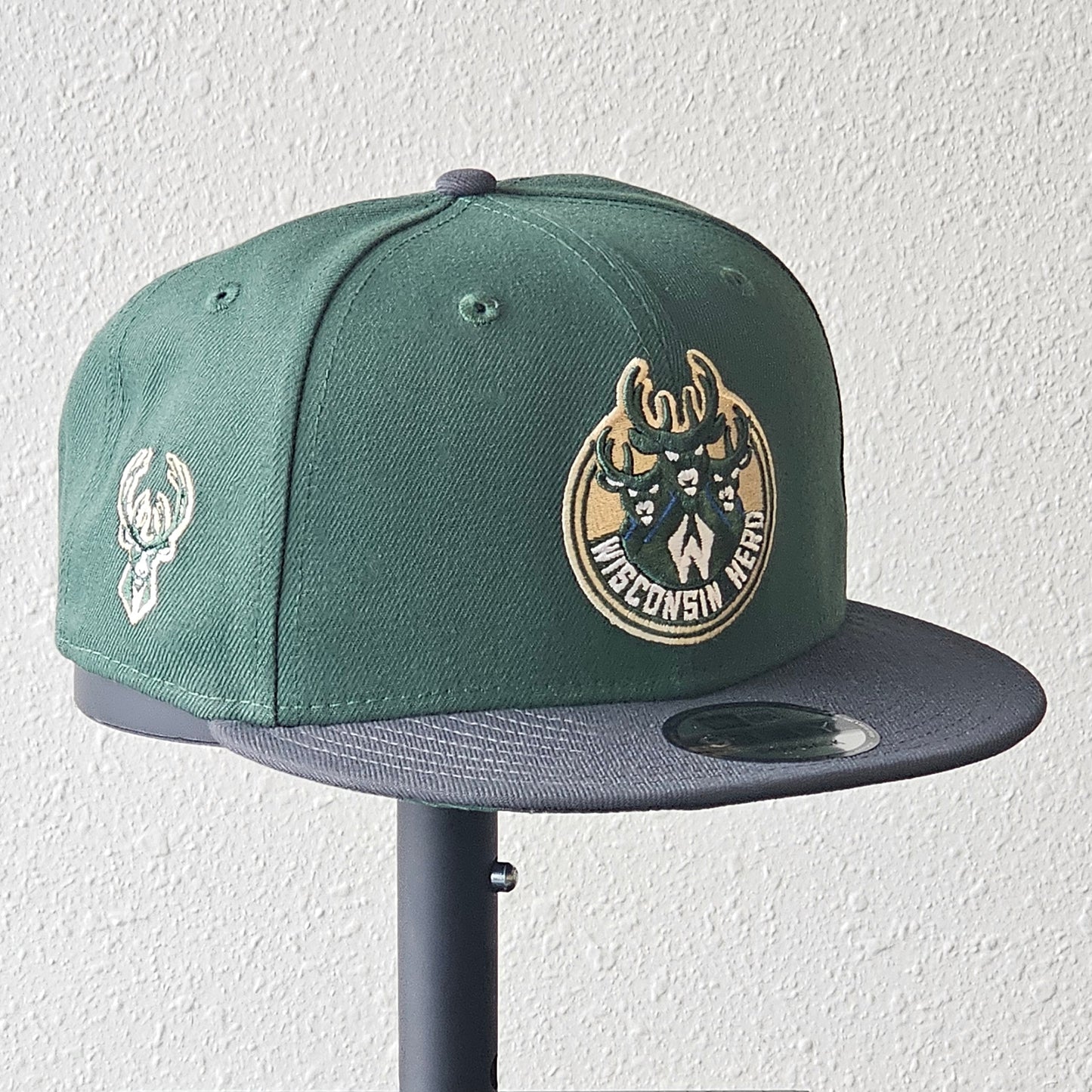 Herd 2Tone Green and Grey Hat