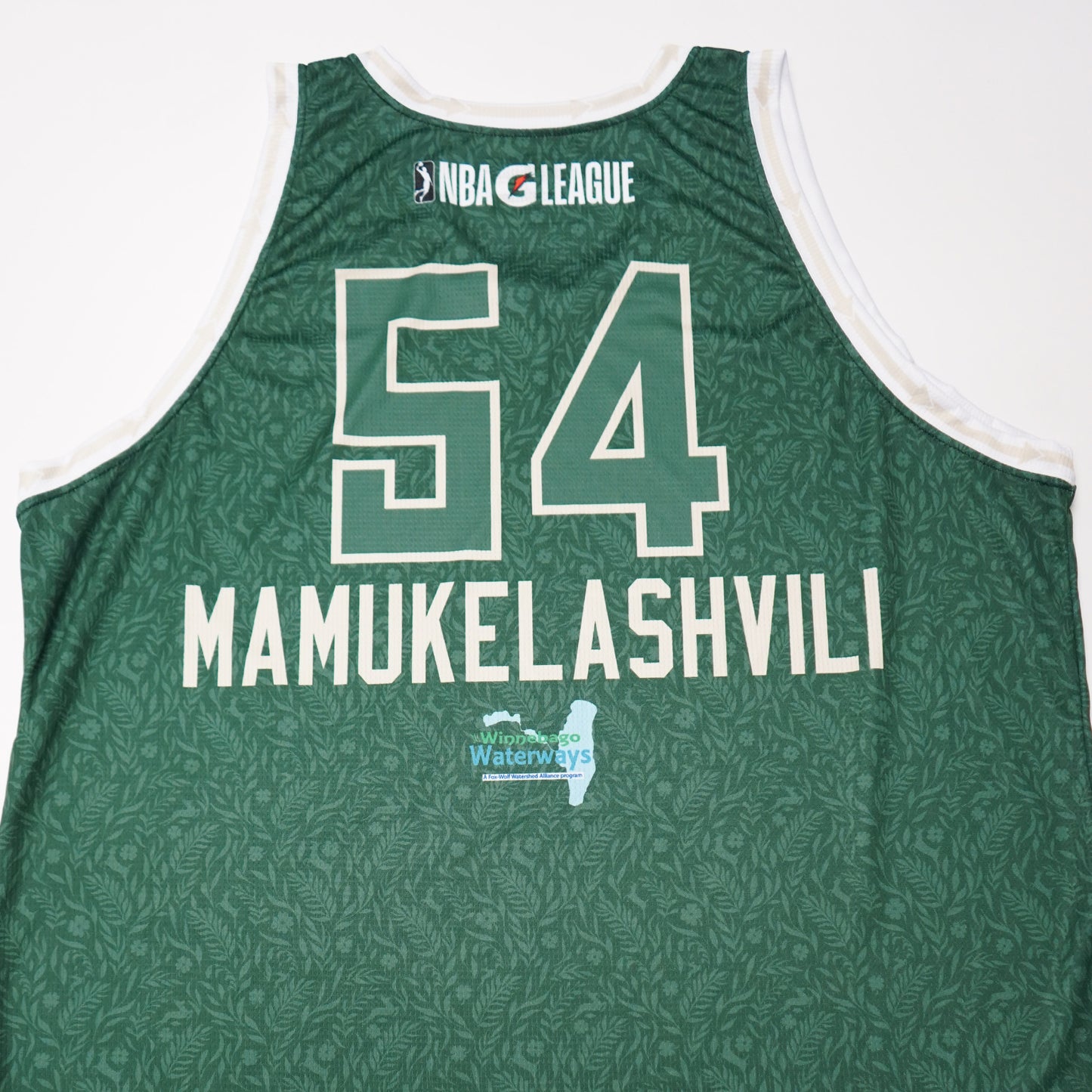 Sandro Mamukelashvili 2022-23 Go Green Night Theme Jersey (1 of 1)