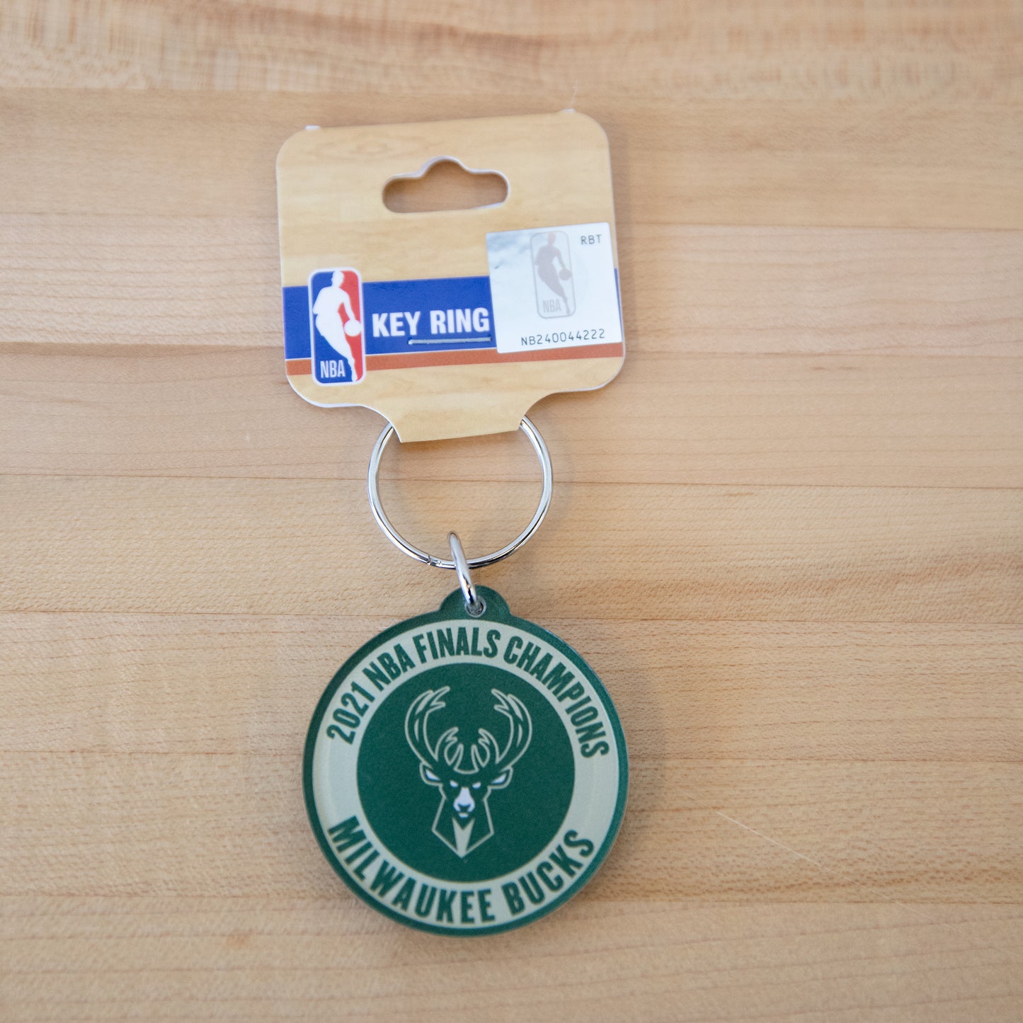 Milwaukee Bucks 2021 Championship Keychain