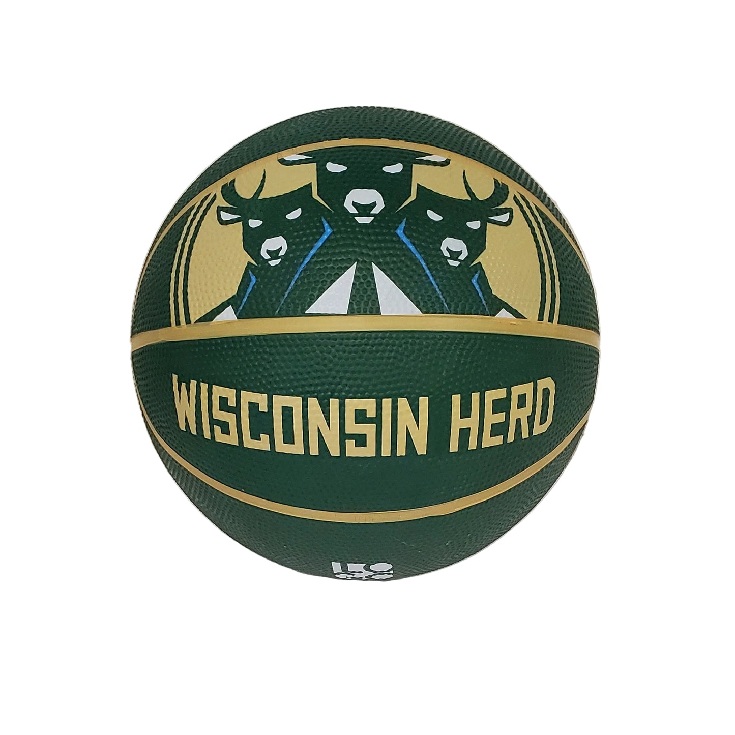 Wisconsin Herd Full Rubber Basketball