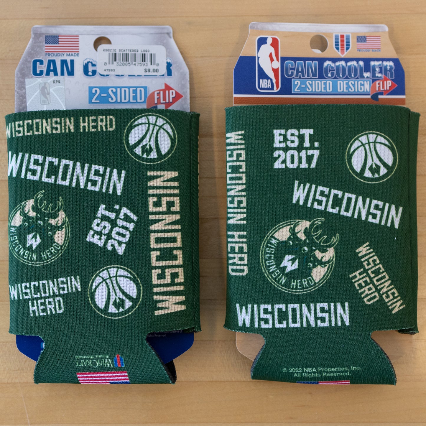 Koozie Scattered Logo Herd