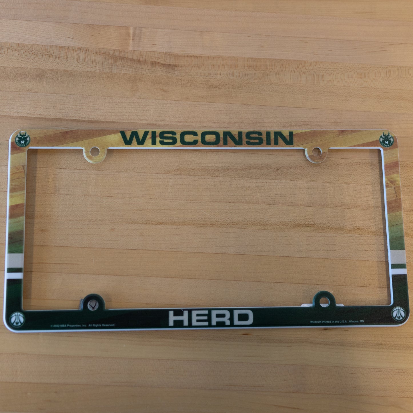 License Plate Frame Plastic Herd