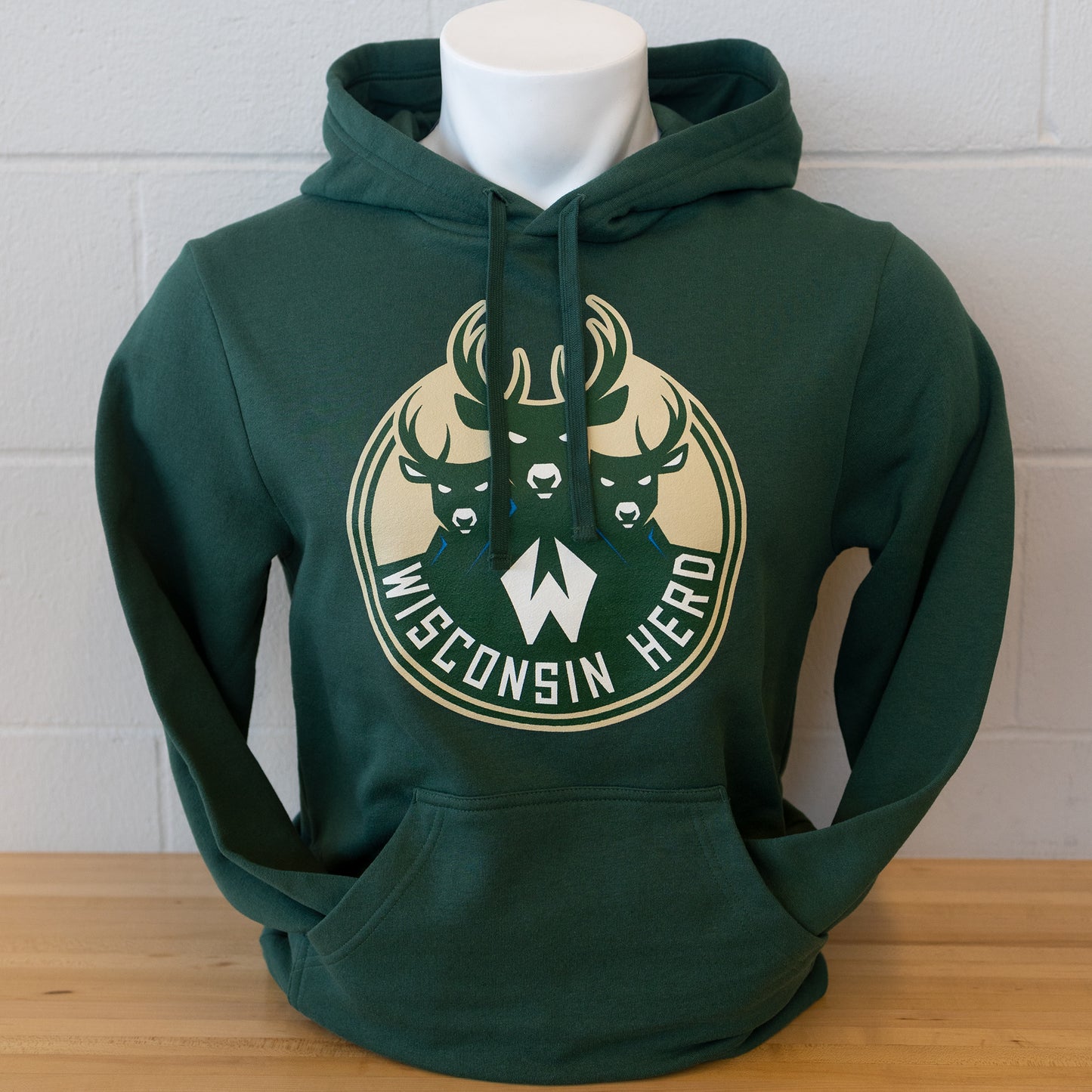 Men's SS Hood Primary Logo Herd Sweatshirt
