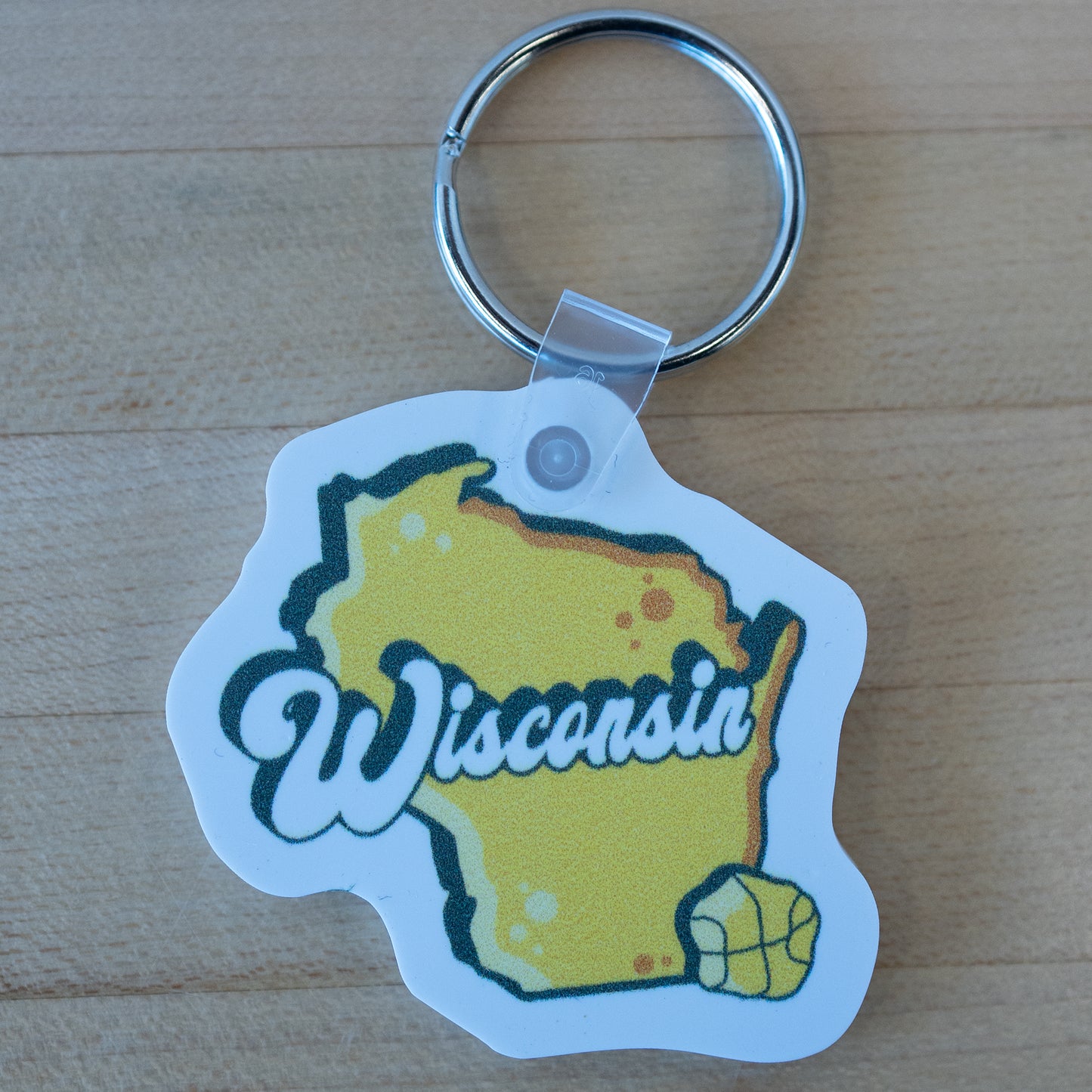 Wisconsin Curd Keychain