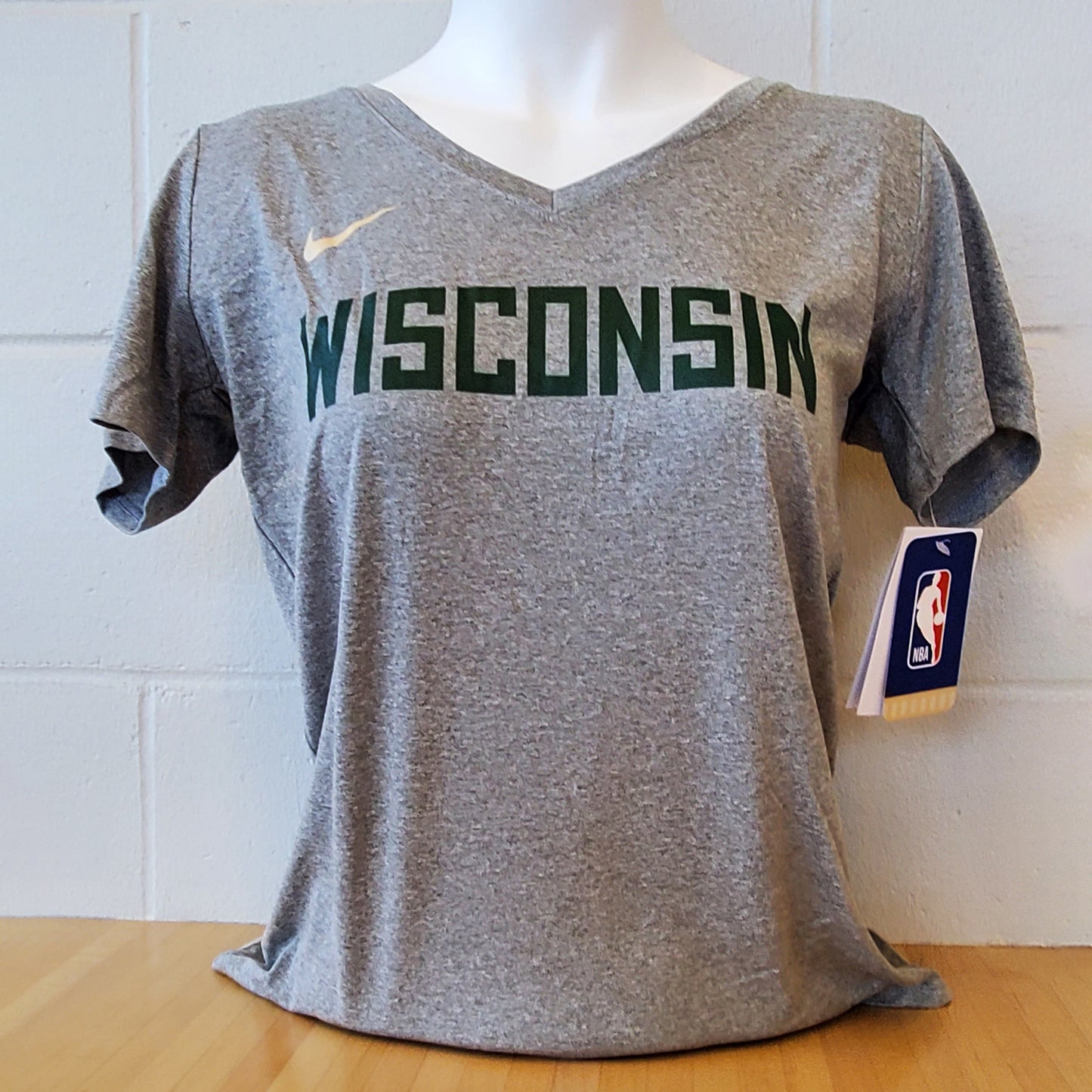 Women's Legend V Neck Heather Gray T-Shirt
