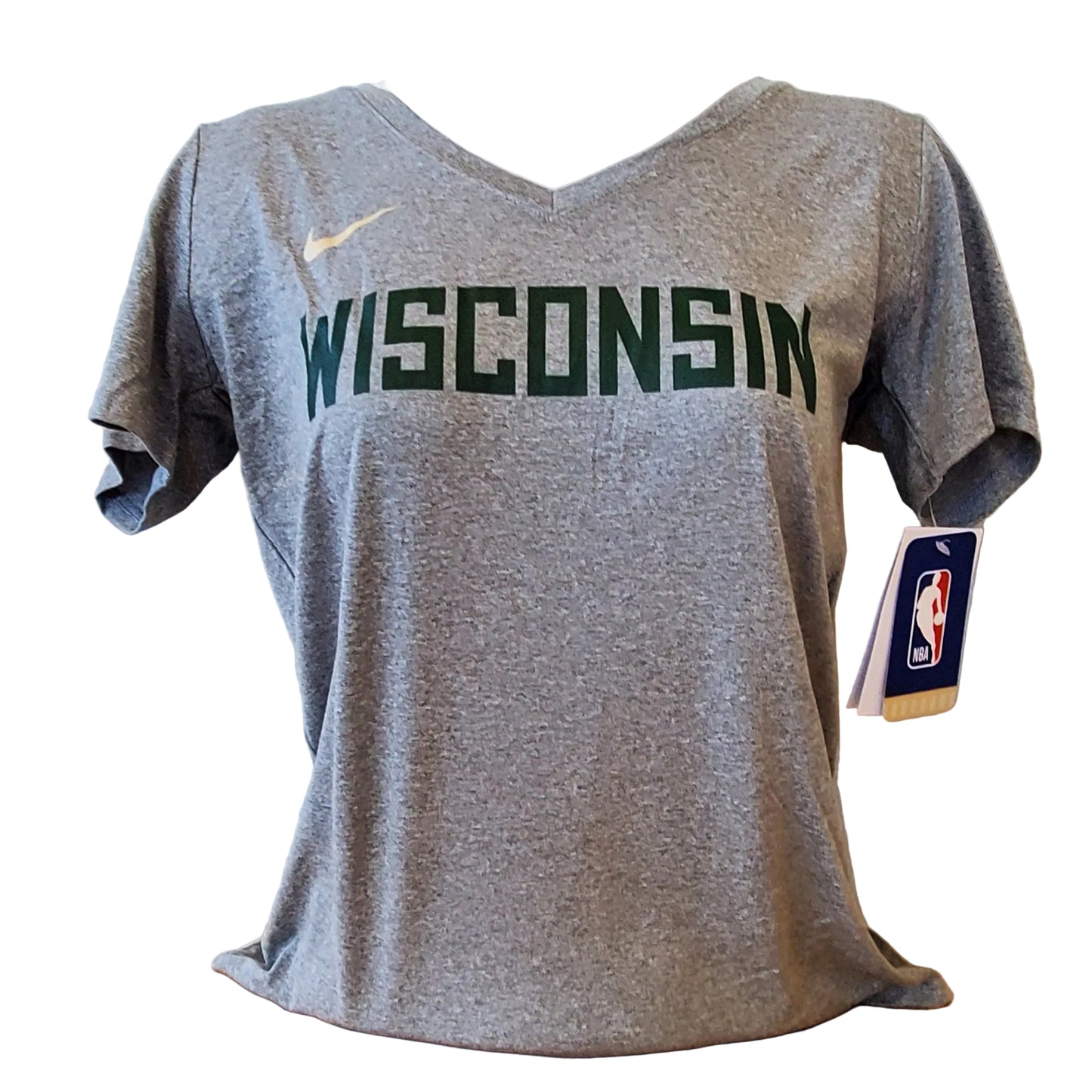 Women's Legend V Neck Heather Gray T-Shirt
