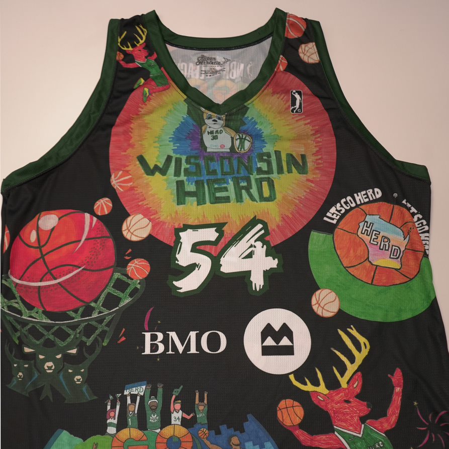Sandro Mamkelashvili 2022-23 BMO Art Theme Jersey (1 of 1)