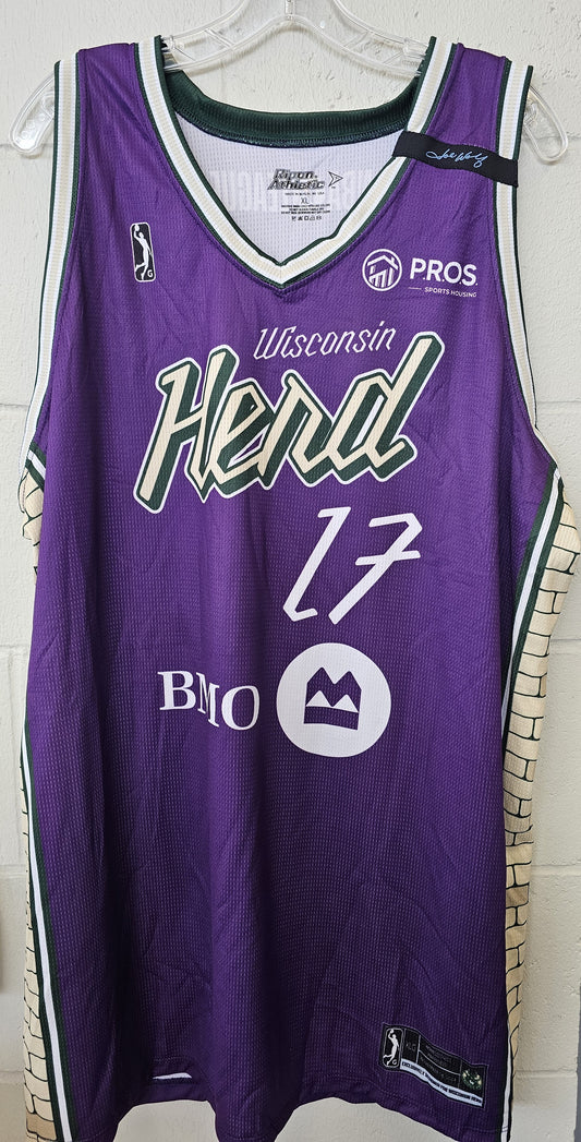 Bucks Assignment Player Umude 17- Homelessness Awareness 2024 Signed Theme Jersey