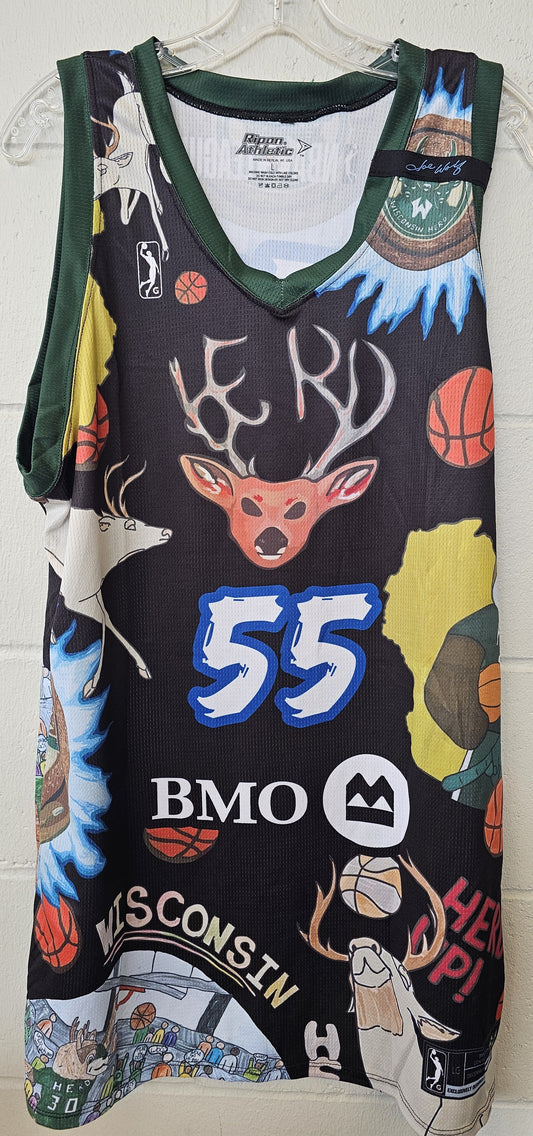 Theme Jersey Bieniemy 55- BMO Art Contest 2024 Signed Theme Jersey