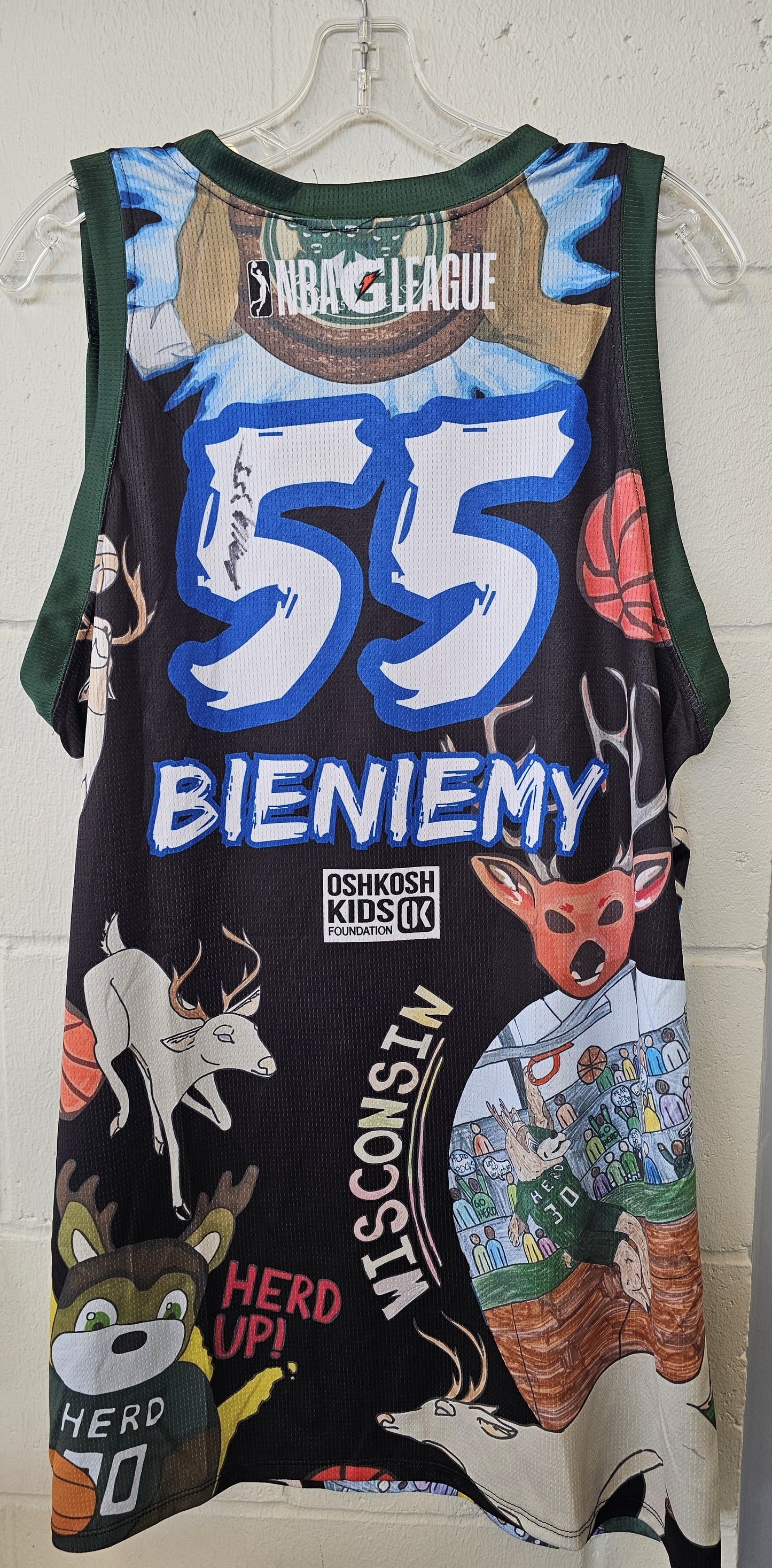 Theme Jersey Bieniemy 55- BMO Art Contest 2024 Signed Theme Jersey