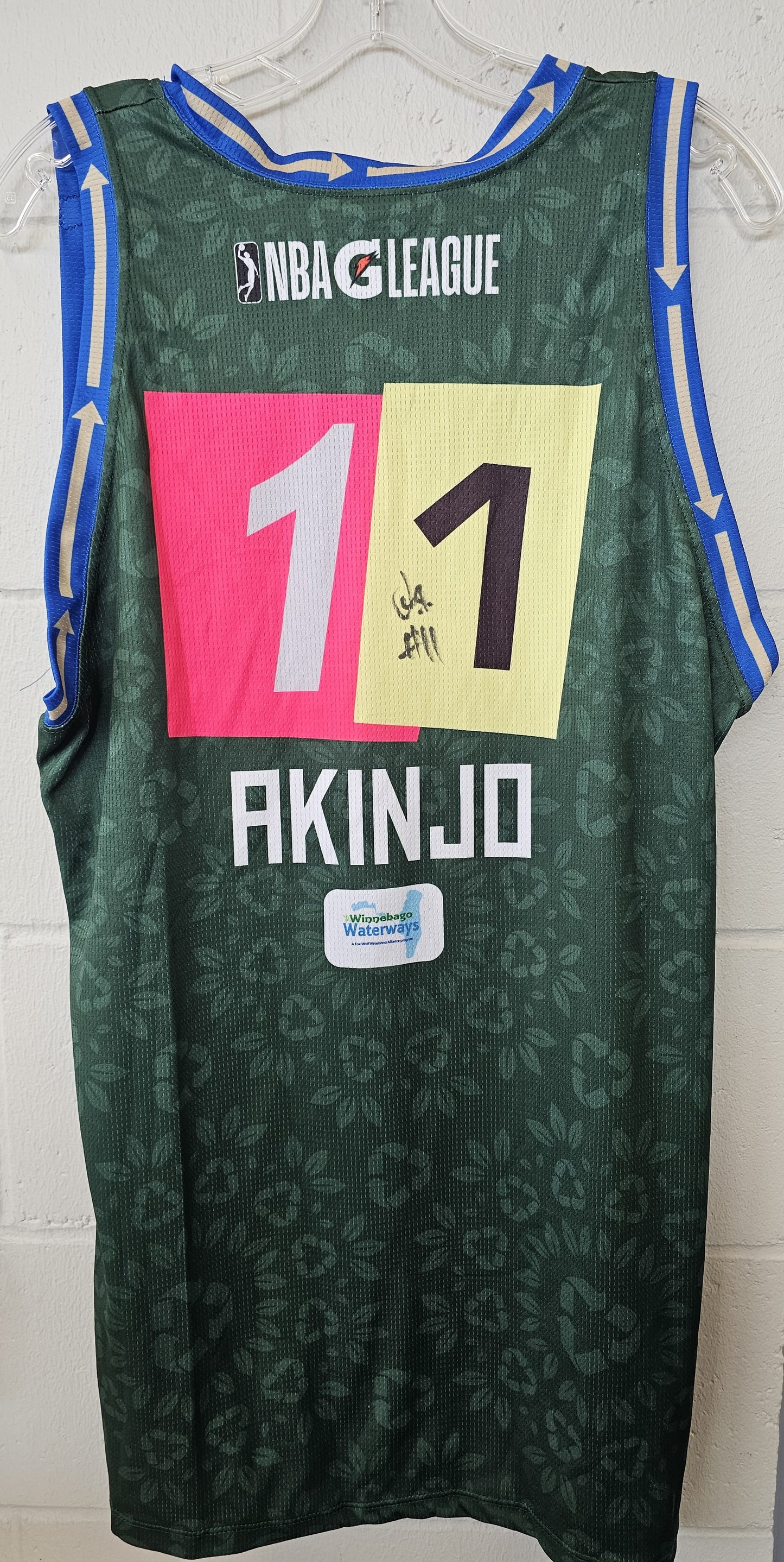 Theme Jersey Akinjo 11- Go Green Night 2024 Signed Theme Jersey