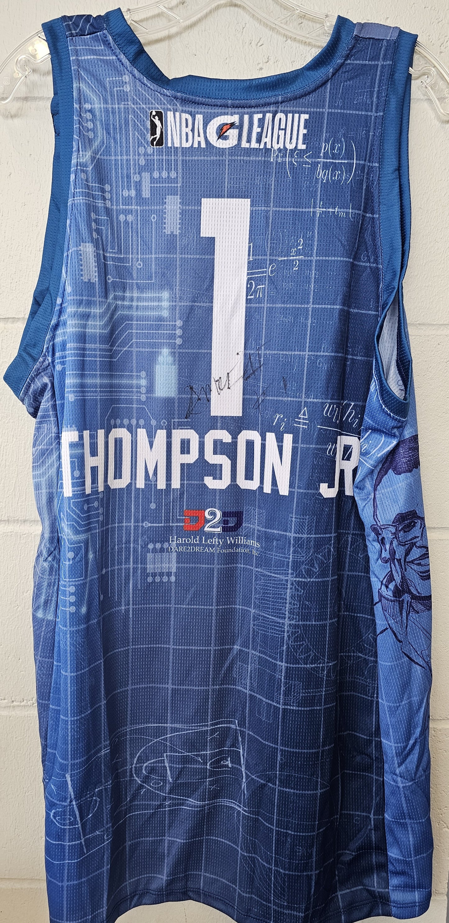 Theme Jersey Thompson Jr. 1- Black History Month 2024 Signed Theme Jersey