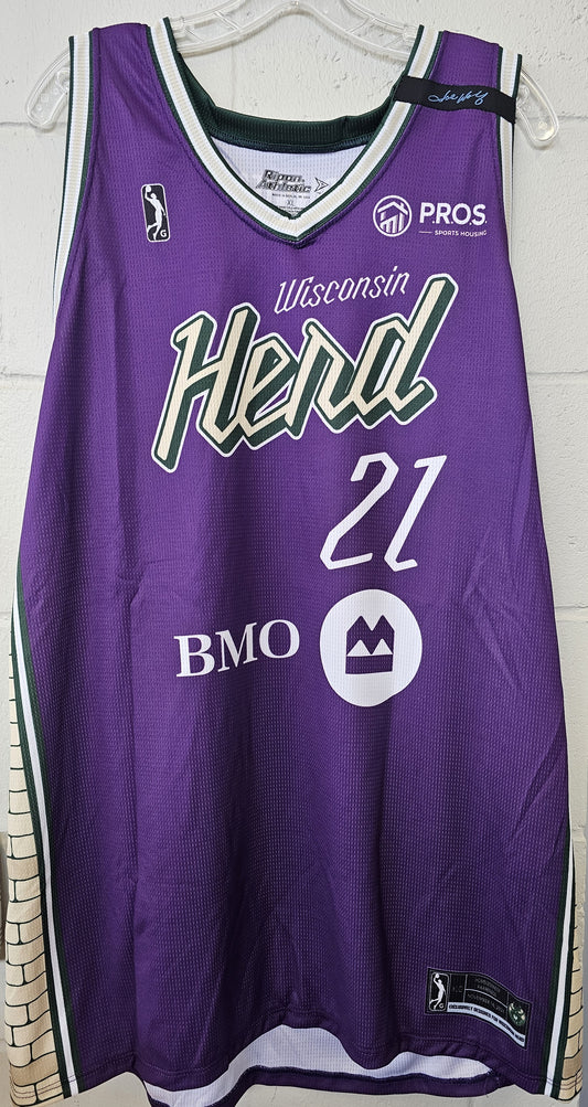 Bucks Assignment Player Smith 21- Homelessness Awareness 2024 Signed Theme Jersey