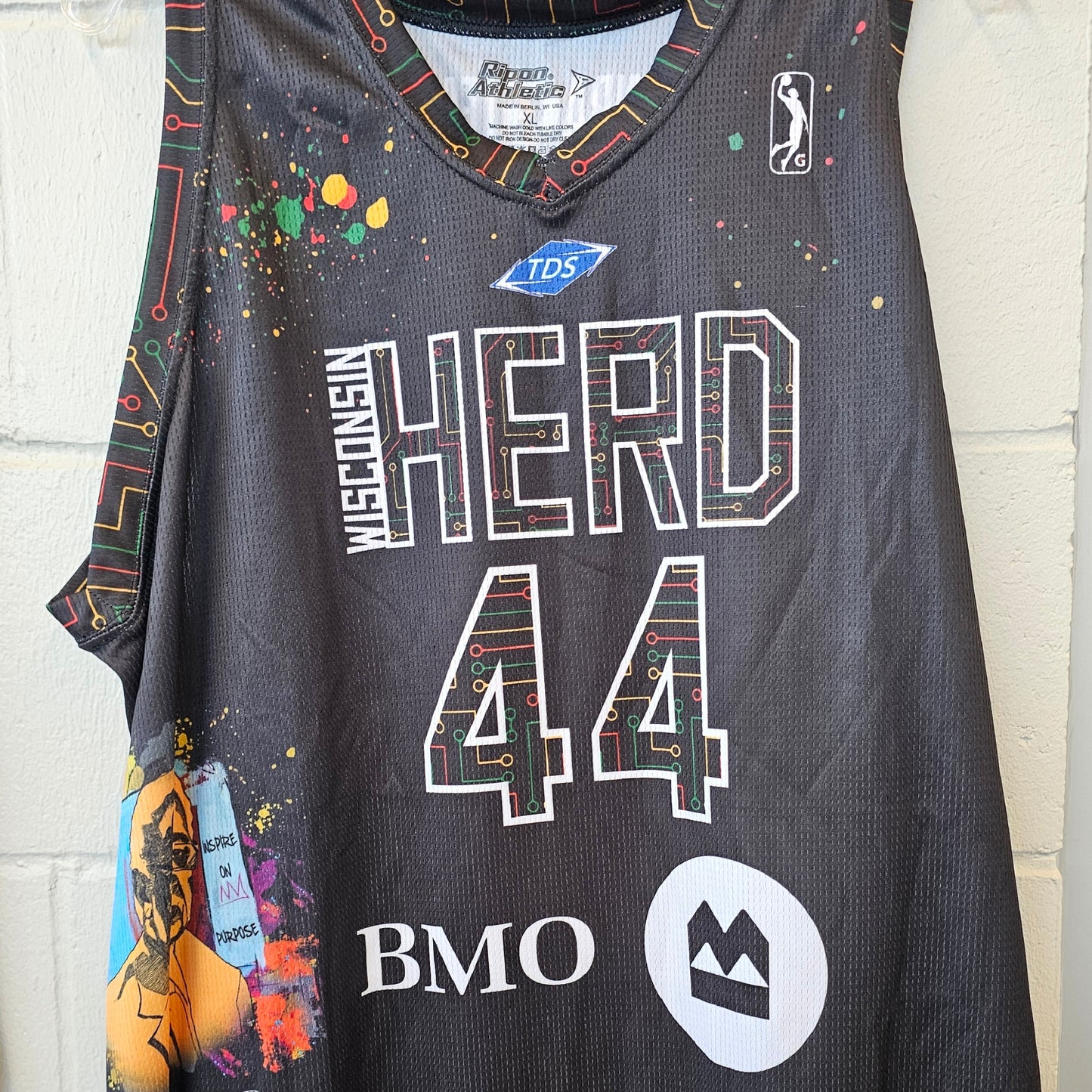 Bucks Assignment Player Jackson Jr. 44- Black History Month 2024 Theme Jersey