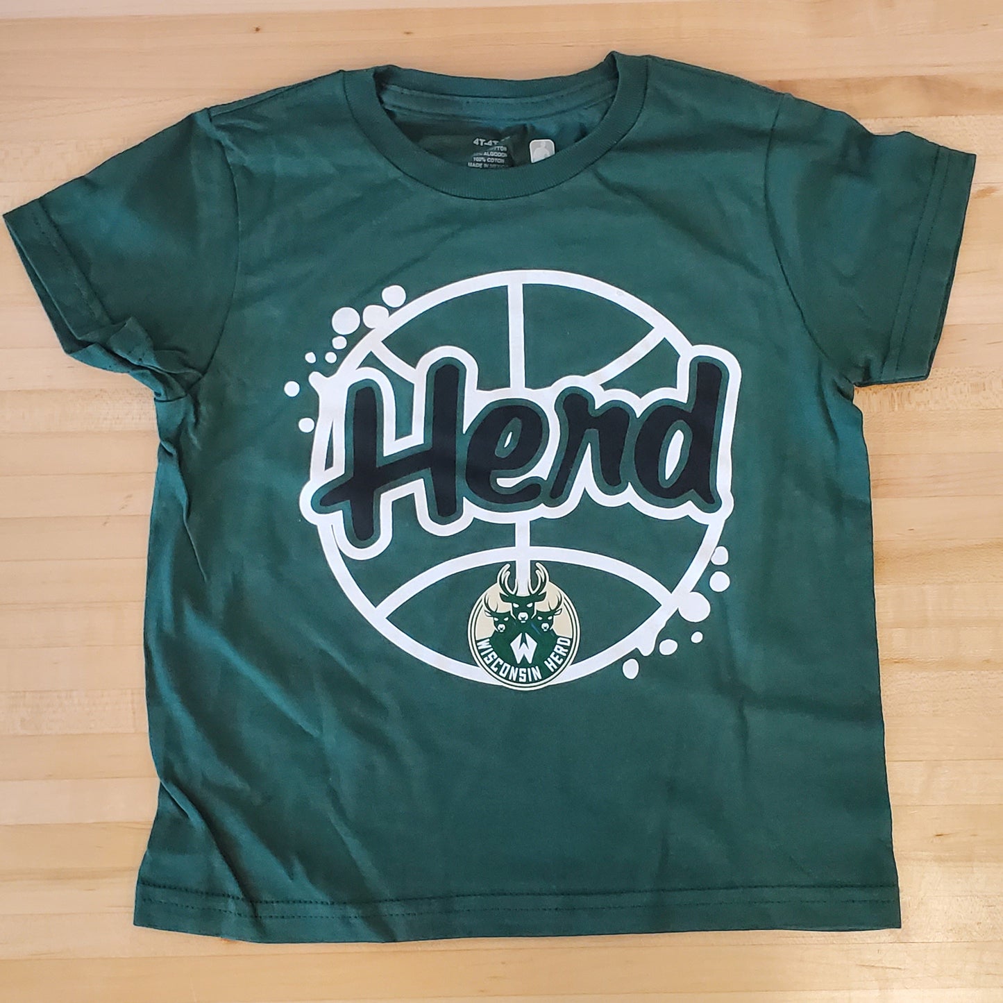 Toddler Basketball Herd Primary Logo T-Shirt