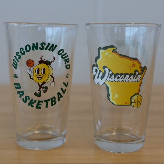 Wisconsin Curd Pint Glass