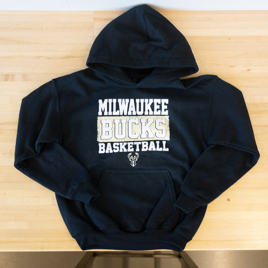 Youth SS Hood Bucks Patch Work Sweatshirt